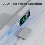 AUKEY MagFusion 10000 slim 10000mAh Magnetic Wireless Charging Power Bank PB-MS04, view 5