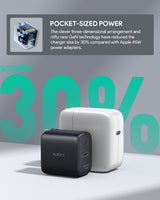 AUKEY 45W USB-C PD Charger PA-B2T, view 2