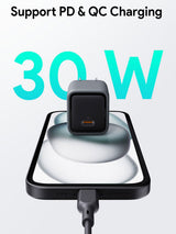 AUKEY Comet 30W PD Wall Charger Foldable with GaN Technology PA-C1, view 2