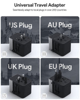AUKEY PA-TA07A 35W GaN Universal Adapter, view 2