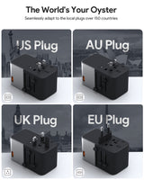 AUKEY PA-TA09A 100W GaN Universal Adapter, view 2