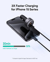 AUKEY CC-P1 Pathfinder Mix 3 66W Fast Charging Car Charger, view 2