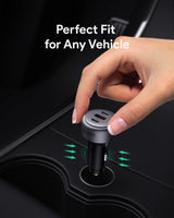 AUKEY CC-P1 Pathfinder Mix 3 66W Fast Charging Car Charger, view 3