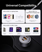 AUKEY CC-P1 Pathfinder Mix 3 66W Fast Charging Car Charger, view 5