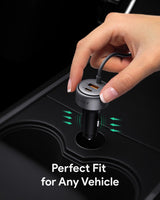 AUKEY CC-P2 Pathfinder Sling 75W Fast Charging Car Charger with Built-in Cable, view 4