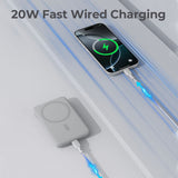 AUKEY MagFusion 5000 Slim 5000mAh Magnetic Wireless Charging Power Bank PB-MS03, view 4