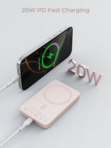AUKEY MagFusion M 10000 20w Qi2 Magnetic Wireless Charging Power Bank PB-MS08, view 3