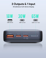 AUKEY Sprint X 20K 65W 20000mAh Fast Charging Power Bank with 65W PD3.0 PB-Y43, view 3