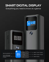 AUKEY Sprint X 27.6K 140W Ultra-Fast Charging Power Bank with Smart Digital Display PB-Y45, view 2