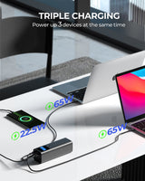 AUKEY Sprint X 27.6K 140W Ultra-Fast Charging Power Bank with Smart Digital Display PB-Y45, view 4
