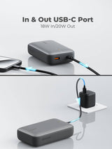 AUKEY Spark Mini 20000mAh Compact Fast Charging Power Bank PB-Y57, view 5