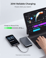 AUKEY Spark Reel 10000 HUE Fast Charging Power Bank PB-Y89, view 2