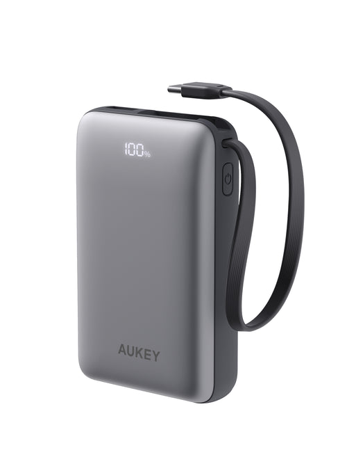AUKEY Spark Sling 10000 LFP Power Bank with Built-in USB-C Cable PB-Y68
