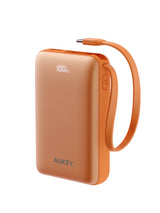 AUKEY Spark Sling 10000 LFP Power Bank with Built-in USB-C Cable PB-Y68, view 4