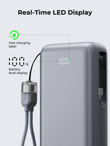 AUKEY Swivel Det 20000 Fast Charging Power Bank with Detachable Cable PB-Y94, view 6