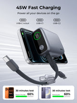 AUKEY Swivel Det-Duo 10000 Fast Charging Power Bank PB-Y65, view 6