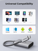 AUKEY UH-C01 USB-C to Card Reader Hub Adapter, view 5
