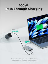 AUKEY UH-CUH01 TravelDok 3-in-1 USB-C Hub, view 5