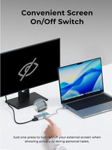 AUKEY UH-CUH01 TravelDok 3-in-1 USB-C Hub, view 6