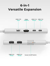 AUKEY UH-CUH02 OfficeDok 6-in-1 USB-C Hub, view 2