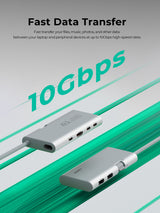 AUKEY UH-CUH02 OfficeDok 6-in-1 USB-C Hub, view 3