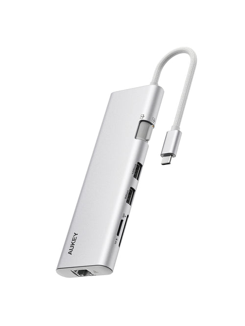 AUKEY UH-CUH03 OfficeDok 10-in-1 USB-C Hub with 2 HDMI Ports