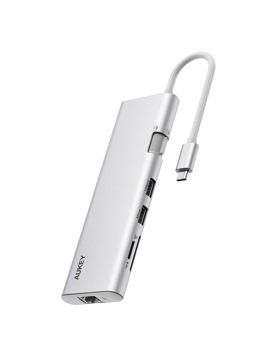 AUKEY UH-CUH03 OfficeDok 10-in-1 USB-C Hub with 2 HDMI Ports