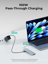AUKEY UH-CUH03 OfficeDok 10-in-1 USB-C Hub with 2 HDMI Ports, view 6