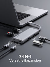 AUKEY UH-CUH07 OfficeDok 7-in-1 USB Hub Adapter, view 6