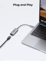 AUKEY UH-E01 USB-C to Ethernet Hub Adapter, view 3