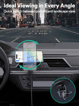 AUKEY MagFusion Dash Plus Qi2.2 Active Cooling Wireless Charging Phone Mount Charger HD-MC13AP, view 4