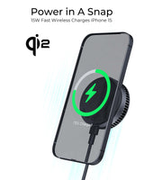 AUKEY MagFusion GameFrost Qi2 Active Cooling Wireless Charging Pad LC-G10, view 2