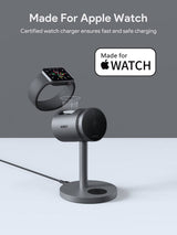 AUKEY MagFusion 3 in 1 wireless charger with Qi2 Active Cooling LC-MC311A, view 4
