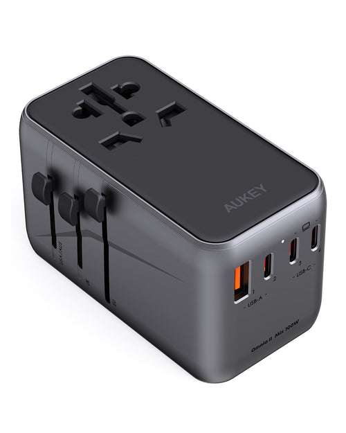 AUKEY Travel Mate 100W GaN Universal Adapter with USB Ports