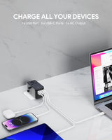 AUKEY Travel Mate 100W GaN Universal Adapter with USB Ports, view 5