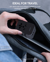 AUKEY Travel Mate 35W Universal Adapter with USB Ports, view 4
