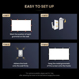Aurzen 120" Portable Projector Screen, view 5