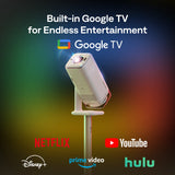 Aurzen BOOM air Google TV Smart Projector, view 2