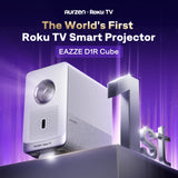 Aurzen EAZZE D1R Cube Roku TV Smart Projector, view 3