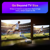 Aurzen EAZZE D1R Roku TV Smart Projector, view 4