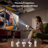 Aurzen EAZZE E1 Mini Beamer mit Netflix, Smart Heimkino Projektor, view 6