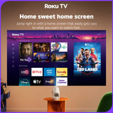 Aurzen EAZZE E1R Roku TV Smart Portable Mini Projector, view 3