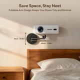 Aurzen PJ004PM Adjustable Wall Projector Mount, view 3