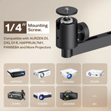Aurzen PJ004PM Adjustable Wall Projector Mount, view 5