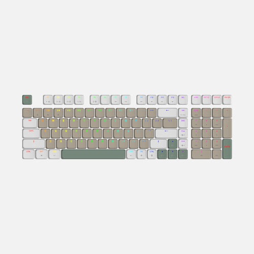 AZIO Forest Slim Keycaps - 98% Layout