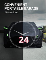 2012-2026 Tesla Model S Car Cover - All-Weather Waterproof Charge Port | BASENOR, view 2