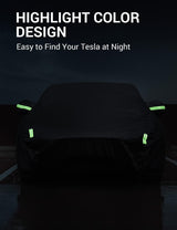 2012-2026 Tesla Model S Car Cover - All-Weather Waterproof Charge Port | BASENOR, view 3