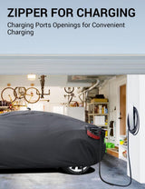 2012-2026 Tesla Model S Car Cover - All-Weather Waterproof Charge Port | BASENOR, view 6