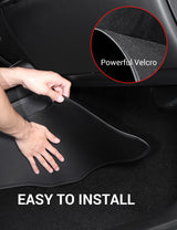 2017-2023 Tesla Model 3 Anti-Kick Mats - Waterproof Leather 2PCS | BASENOR, view 6