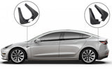 Tesla Model 3 Mud Flaps & Splash Guards 2017-2023 - No-Drill All-Weather 4PCS | BASENOR, view 2